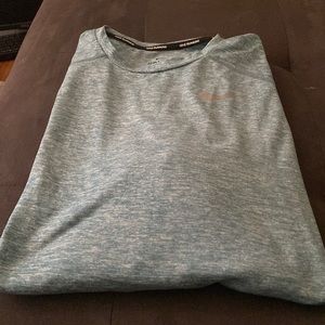 Large Blue Nike Running Dri-Fit Long Sleeve